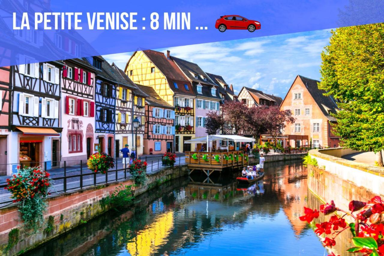 Le Red St Leon : Lit Queen Size * Wifi * Ideal Couple Кольмар Экстерьер фото