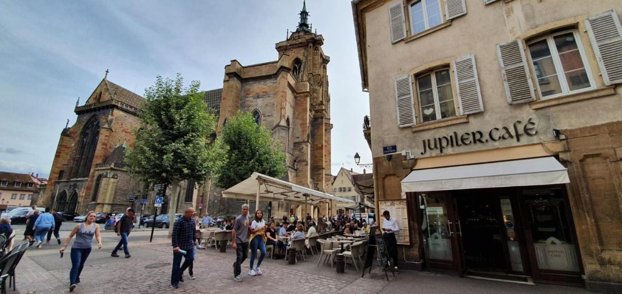 Le Red St Leon : Lit Queen Size * Wifi * Ideal Couple Кольмар Экстерьер фото
